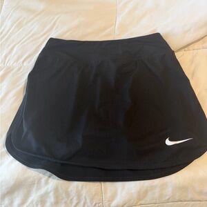 Nike Black Skort with White Swoosh